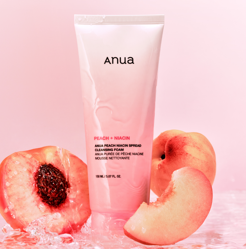 Anua | 水蜜桃煙酰胺(維他命B3) 毛孔淨化亮白潔面乳 150毫升 - (針對黑頭 粉刺 肌膚亮白 去角質) - EXP:2028.05