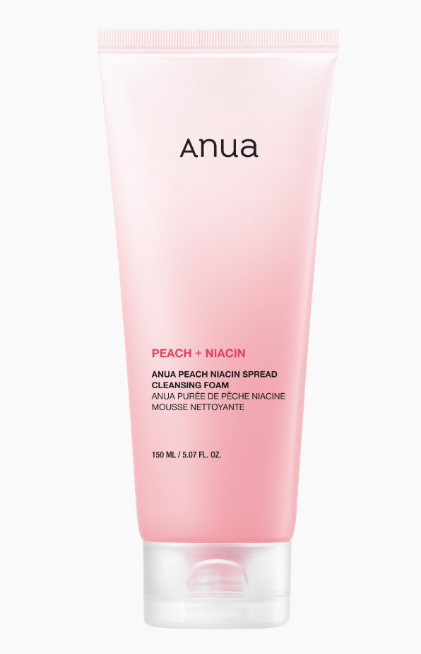 Anua | 水蜜桃煙酰胺(維他命B3) 毛孔淨化亮白潔面乳 150毫升 - (針對黑頭 粉刺 肌膚亮白 去角質) - EXP:2028.05