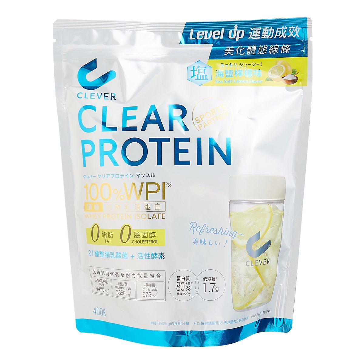 Clever | CLEVER 清 蛋白 (海鹽檸檬味)